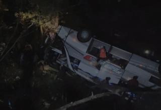 Bus Pariwisata Sri Padma Kencana Terperosok Masuk Jurang Tanjakan Cae, 19 Orang Meninggal Dunia 